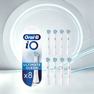 Oral‑B iO Ultimate Clean Replacement Brush Heads (8 Pack White)