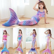 Cute 3-piece mermaid tail swimsuit for girls baby girl swimsuit kids swimsuit girl girl swimsuit