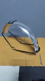 บังโคลนหน้าทรงbsa ใส่ Royal Enfield Interceptor 650