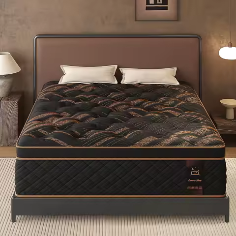 Hybrid Gel Memory Foam Mattress 12/14in Medium Firm Pocket Spring Motion Isolation Mattress in a Box