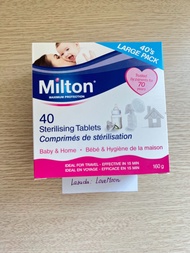 Viên tiệt trùng Bình sữa Milton hộp 40v