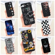 Xiaomi Black Shark 4 Pro Casing Shark4 Cute Fashion Luxury Flowers Girl Cat Painted Xiaomi Black Shark 4 Phone Case Shockproof Silicone Bumper