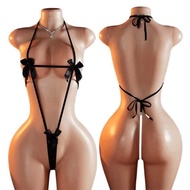 Adult Lingerie Cosplay Toys  Open Crotch And Bare Buttocks Babydoll Women Underwear Sex Doll