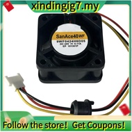 【】For Server Inverter 3-Pin Brushless Cooling Fan Replacement 9WF0424H6D05 40x40x20mm DC 24V 0.11A 3