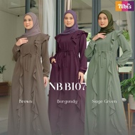 Gamis Nibras Terbaru NB B107 Nibras Promo Gamis Wanita Termurah