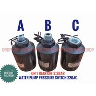 220ac water pump automatic pressure switch