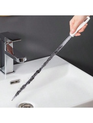 1 pieza Herramienta de limpieza removedor de obstrucciones de pelo de drenaje para lavabo, ducha y bañera, desbloqueador de tuberías