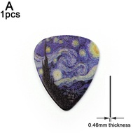 【Support-Cod】 1pc/3pcs Starry Sky Guitar Pick For Acoustic Electric Bass Jazz Mandoli Van Gogh Media