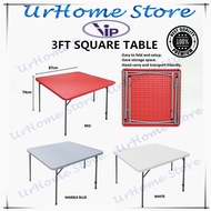 VIP BRand 3x3 Feet Plastic Foldable Table Portable Table Multifunctional Table Meja Lipat Plastik Se