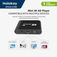 HOLAKAY 4K HD Mini Media Player Restaurant Fast Food Advertising Screen Digital Signage Media Player