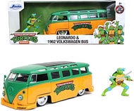 Volkswagen Bus T1 1962 ( Leonardo & TV Series Teenage Mutant Ninja Turtles Met figuur ) Groen / Geel