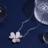 Vcafrivolleneklace Platinum jewelery Lab grown diamond