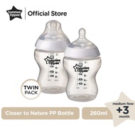 Tommee Tippee PP bottle close to Nature clear 26ML/9oz-2pack-baby milk bottle