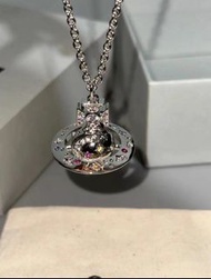 Vivienne Westwood New Tiny Orb Pendant 頸鏈 女款 銀色359(貨號：j06zwz)