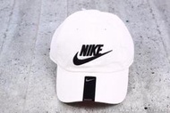 【帽子】Nike Futura H86 Cap 老帽 鴨舌帽 90s 彎帽 白黑 字勾【626305-101】