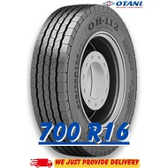 700R16 OTANI OH112 Light Truck Lorry Tyre Tire Tayar Tubeless RIB Halus *700 16 70016 700-16 700/16