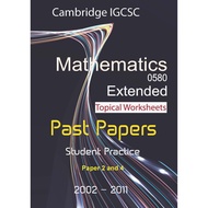 Cambridge IGCSE Mathematics (0580) Extended-Topical Past Papers (Paper2  and 4 )-Student's Book- [20