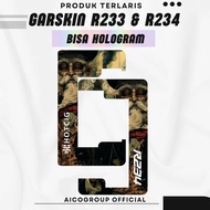 Premium Stiker Garskin Hollogra Inner R233 & R234 Original Desain Full Motif Bisa Custom Untuk Mempe