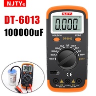 NJTY Digital Capacimeter 6000 counts Capacitor Capacity Meter Lcr Tester 100000uF Capacitor