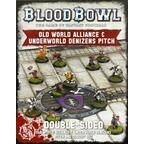 Blood Bowl Old World Alliance & Underworld Denizens Pitch: Double-Sided Pitch and Dugout Set (Season