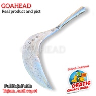 Arit Gagang Besi Full Baja Putih Sabit Pemotong Rumput - Aret Anti Goblak ( ANTI COPOT ) Super Tajam