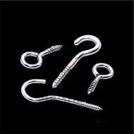 Galvanized open hanging screw No.8