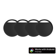 4-Pack Bluetooth GPS Tracker for Android Tag Work With Google Find App Key Parcel Bike Pets Smart Ta
