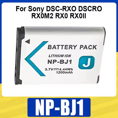 New 1200mAh Rechargeable Battery NP-BJ1 NPBJ1 NP BJ1 for Sony DSC-RXO DSCRO RX0M2 RX0 RX0II Digital 