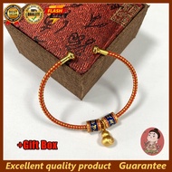 IY-Tibetan Totem Copper Gourd Red Gold String Bracelet Prajna Heart Sutra Bracelet 2023 Lucky Charm 