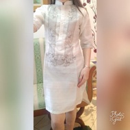❀MODERN FILIPINIANA BARONG DRESS❉filipiniana dress formal