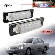 1 Pair CANbus Car LED number License Plate Lights White SMD LED Number Plate Lamp Bulb Kit For Merce