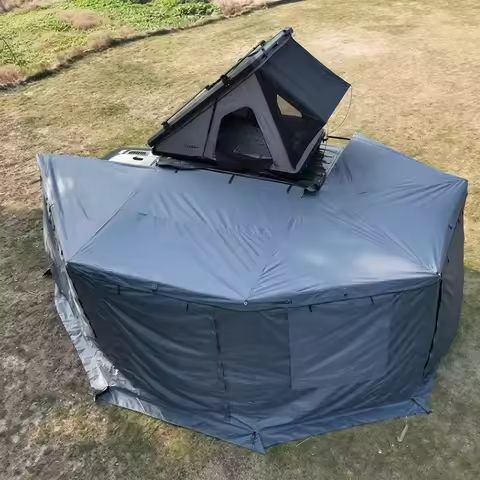 Factoary 360 Degree Car Side Awning With Annex Wall Portable Outdoor Camping for SUV
