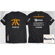 Dota 2 Team Fnatic Esport T-Shirt Gamers (Free Nickname) Dota2 T-Shirt