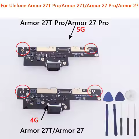 New Original Ulefone Armor 27T Pro Armor 27 Pro Armor 27T USB Board Base Charging Port Board For Ule
