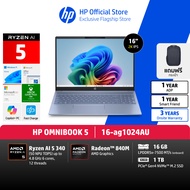 HP OmniBook 5 | Ryzen AI 5 340 | AMD Radeon | 16GB/1TB | 16" 2K IPS | Copilot+ PC | Win11+MS24 | 3Yr
