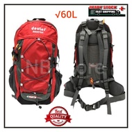 [Best Quality] Deuter MountainA 60L Backpack with RainCover -Travel Sport Hiking Activities