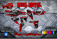 Decals Sticker  for Rusi Royal 125 circuit 001