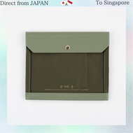 Hobonichi Techo Aileron Document Case (Olive) Planner Accessories
