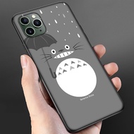 iPhone 11 Pro Max Samsung Galaxy A6 Plus A7 A8 A9 2018 Silicone Phone Case My Neighbor Arriving Totoro Anime Black Cover