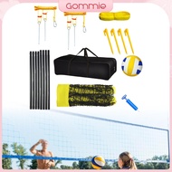 Gommie ปั๊มกระเป๋าใส่โน๊ตบุ๊คแบบพกพาชุดตาข่ายวอลเลย์บอลแบบพกพาชุดวอลเลย์บอลชุดวอลเลย์บอลสำหรับสวนการ