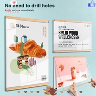 FKILLA1 Display Frame, Acrylic Wall Mounted Certificate Frame, A3/A4/A5 Magnetic Transparent Busines