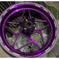 Sport Rim depan modi 12" EV Scooter Yadea / Lion G1 / Zeeho / Kruz / Sagasonic / Ebixon and so on...