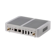 HUNSN Fanless Mini PC, Desktop Computer, HTPC, Kodi Box, Intel N100, Windows 11 Pro or Linux Ubuntu,