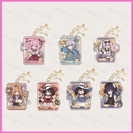 HK2 Honkai Star Rail Elysia Kiana Acrylic Keychain Backpack Pendant Bags Accessories Anime Periphery