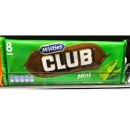 McVitie's Club Mint Bars 8 x 22.5g (Assorted)