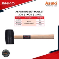 ASAKI RUBBER MALLET 12OZ | 16OZ | 24OZ