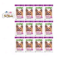 Jerhigh Dog Snack Blueberry Stick   เจอร์ไฮ ขนมสุนัข รสบลูเบอร์รี่ (60 ก.) x 12 ซอง