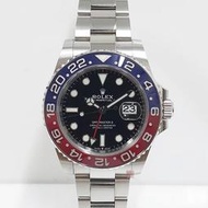 ROLEX 勞力士 126710BLRO 格林威治型 2021/10綠卡 GMT百事圈 兩地時區 大眾當舖A1008