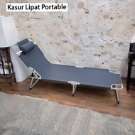 Saintbo Adjustable Portable Folding Escort Bed 170x55x26cm - G011