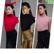 【好康】YES國標舞拉丁舞衣練功服女舞蹈上衣舞服2023新款露肩上衣YD177